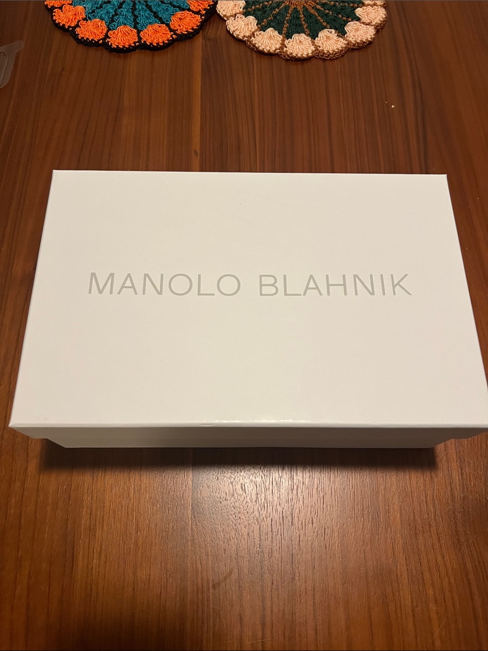 Monolo Blahnik shoe box